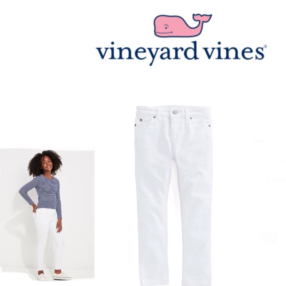 Vineyard Vines White Denim